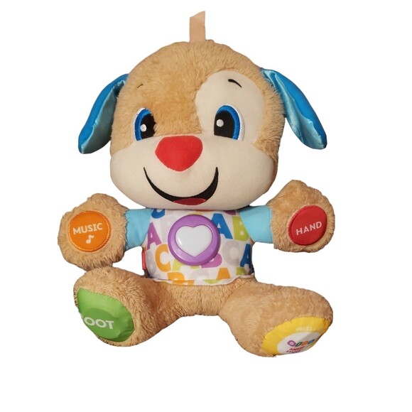 Fisher Price Laugh and Learn ABC Smart Stages Interactive Puppy Dog Blue Ears - Picture 1 of 5